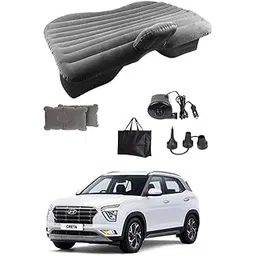 AYW Silver Inflatable Car Bed for Creta Universal for All Models-picture-17