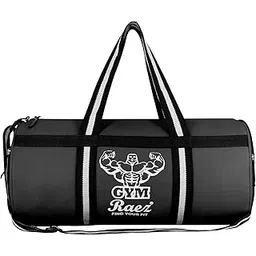 AZ Collection Gym Bag for Boys/Girls 40cms Duffle/Shoulder/Gym Bag for Men & Women with Separate Shoe Compartment | Duffle Bag For Gym (Black)-picture-48