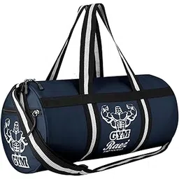 AZ Collection Gym Bag for Boys/Girls 40cms Duffle/Shoulder/Gym Bag for Men & Women with Separate Shoe Compartment | Duffle Bag For Gym (Navy Blue)-picture-46