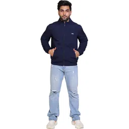 azf Men Solid Casual Jacket image 5