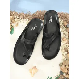 Azzaro Black Men Black Solid Slip-On-picture-34