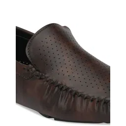 Azzaro Black Men Brown Lightweight Loafers image 5