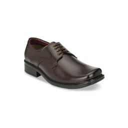 Azzaro Black Men Brown Solid Formal Derbys-picture-18