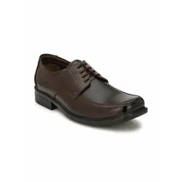 Azzaro Black Men Brown Synthetic Leather Formal Derbys-picture-41