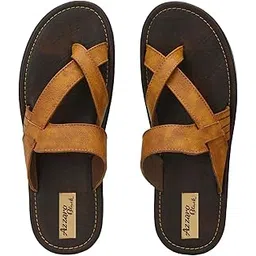 azzaro black Men slippers || men slippers for daily use || men slippers leather-picture-13