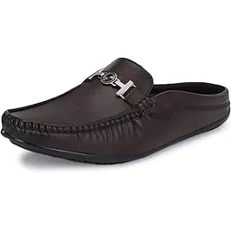 azzaro black Men's Synthetic Leather Slip-On Casual Loafers/Shoes-picture-53
