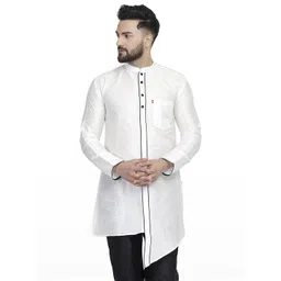 B BEN Men White Kurtas-picture-31