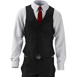 b bigreams - your comfort is our mission BIGREAMS Men's Poly Viscose Unstitched Nehru Modi Jacket 1 Meter Fabric For Herringbone Waist Coat Cloth (Black, Light Green, Free Size)-picture-19