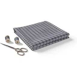 b bigreams - your comfort is our mission BIGREAMS Premium Checkered Unstitched Fabric For Men's Suits - 450 Grams, 150CM Wide, 70% Viscose, 30% Polyester, Jacket, Vest, Pants-picture-27