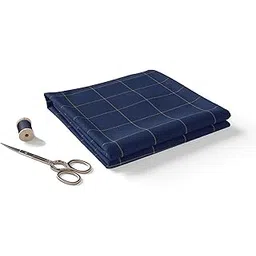 b bigreams - your comfort is our mission BIGREAMS Premium Checkered Unstitched Fabric For Men's Suits - 450 Grams, 150CM Wide, 70% Viscose, 30% Polyester, Jacket, Vest, Pants-picture-26