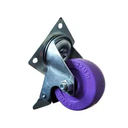 B K JAGAN & CO Plate Type Trolley Wheel 2 inch (2 with and 2 Without Brake) CW-4365 (Pack of 4 pcs)-picture-18