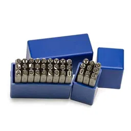 B K Jagan &a; Co 5mm Steel Die Alphabet &a; Numerical Metal Stamping Kit-picture-34