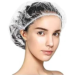 B11 Shower Cap Reusable Waterproof shower caps -Plastic Shower Caps for bath, saloon, Spa Pack of 50 Pcs-picture-34