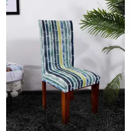 b7 creations Multicolor Printed Polyester Blend 14x38 Inches Chair Covers (Set of 4)-picture-28