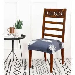 b7 creations Multicolor Printed Polyester Blend 16x20 Inch Chair Covers (Set of 4)-picture-15