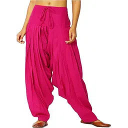 b9 store Pure Cotton Solid Women ["Pink"] Salwar-picture-10