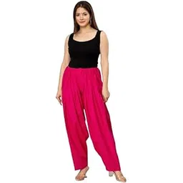 b9 store Women's Solid Cotton Readymade Patiala Salwar || Patiala Pant for Women (Free Size)-picture-50