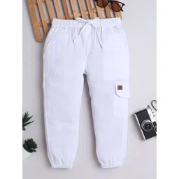 BAATCHEET Boys Self-Design Pure Cotton Joggers-picture-29