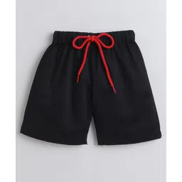 BAATCHEET Cotton Solid Shorts - Black-picture-14