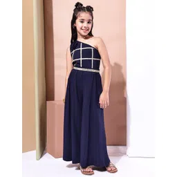 Baawri Girls Checked Top with Palazzos-picture-35