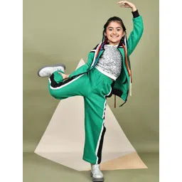 Baawri Girls Colourblocked Trousers-picture-34