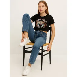 Baawri Girls Printed Crop Top-picture-17