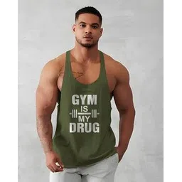 bab Men Typographic Print Regular Vest-picture-43