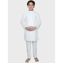 Baba & Baby Boys Regular Pure Cotton Kurta with Churidar-picture-19