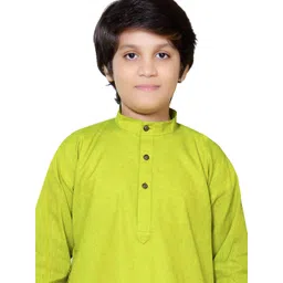 Baba & Baby Boys Regular Pure Cotton Kurta with Pyjamas image 2