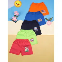 Baba & Baby Infant Boys Pack of 10 Printed Pure Cotton Shorts-picture-16