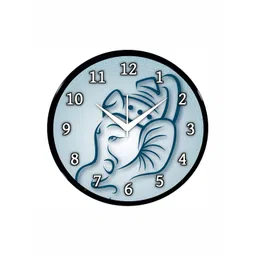 Babawill Blue & Black Printed Wall Clock-picture-21
