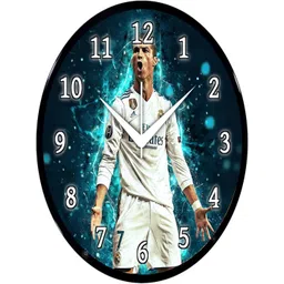 Babawill Multicoloured & Black Printed Contemporary Wall Clock-picture-13