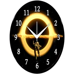 Babawill Multicoloured & Black Printed Contemporary Wall Clock-picture-15
