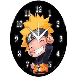 Babawill Multicoloured & Multicoloured Printed Contemporary Wall Clock-picture-31