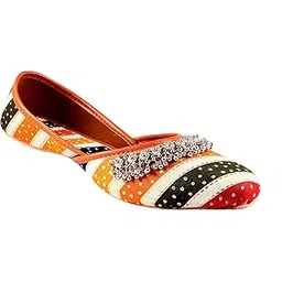 Babbotty Rajasthani Jaipuri Work Ethnic Women Girls Ladies Jutis| Ladies Juti | Mojari | Jutiya | Jooti-picture-38