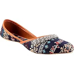 Babbotty Rajasthani Jaipuri Work Ethnic Women Girls Ladies Jutis| Ladies Juti | Mojari | Jutiya | Panjabi Jooti-picture-38