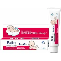 BABIT Baby Rash Cream Pack of 2 (30g Each) - Ayurvedic, Paraben-Free, Enriched with Natural Ingredients, Prevents Diaper Rash-picture-32