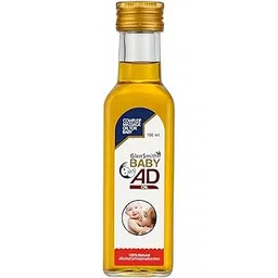 Baby AD Oil 100ml With Glass Botole | Natural Massage Oil with Vitamins A & D | 100% Natural, Alcohol & Preservative Free | Gentle Daily Care for Babies by GlenSmith.-picture-30