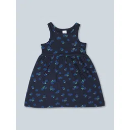 Baby Co Organics Girls Floral Printed PureCotton A-Line Dress-picture-13