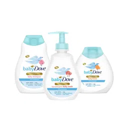 Baby Dove Rich Moisture Body Wash, Lotion & Shampoo (200 ml each)-picture-35