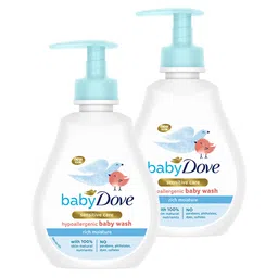 Baby Dove Rich Moisture Hypoallergenic Body Wash 200 ml Pack of 2-picture-15