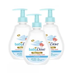 Baby Dove Rich Moisture Hypoallergenic Body Wash 200 ml (Pack of 3)-picture-14