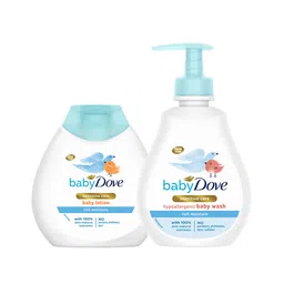 Baby Dove Rich Moisture Lotion 200 ml & Body Wash 200 ml-picture-36