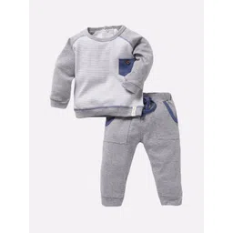 BABY GO Boys Grey & White Printed Clothing Set-picture-56