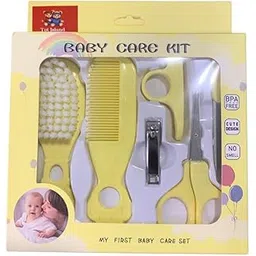 Baby Grooming Baby Healthcare Kit Newborn Baby Care Accessories Baby Health Care Set Baby for Toddler Infant Nursing Grooming, Yellow (Pack of 6)-picture-16