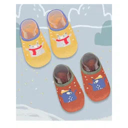 Baby Moo Infants Kids Pack Of 2 Patterned Shoe Liners-picture-24