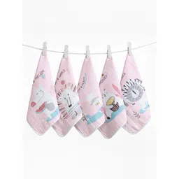 Baby Moo Set Of 5 Mom's Love Soft Hankies - Peach-picture-36