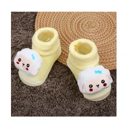 Baby Moo Sheep  Anti Skid 3D Socks - Yellow-picture-18