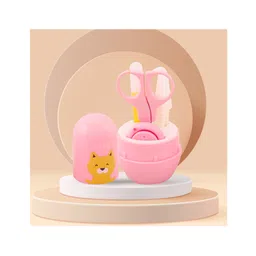 Baby Moo Sleepy Puppy Nail Clipper Set - Pink-image-36