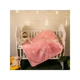 Baby Moo Winter Wonderland Pink Embossed Baby Large Muslin Blanket-image-25